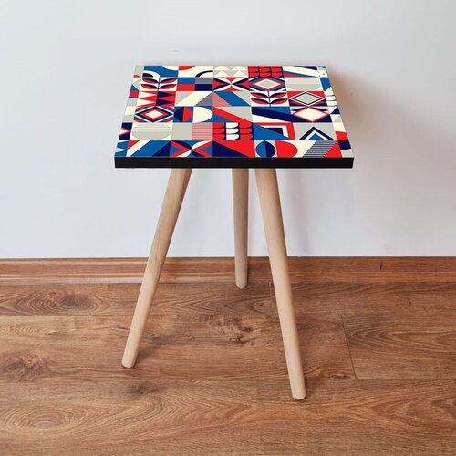 Hanah home klub sto Shp323, 35x42x35 cm, Šareni Cene
