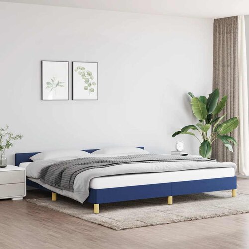  Okvir za krevet bez madraca plavi 200x200 cm od tkanine Cene
