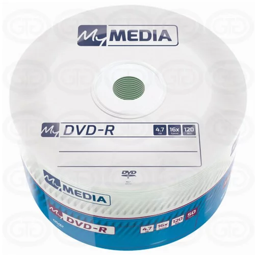  DVD-R,MYMEDIA, 4,7 GB,16X,spindle 50 kom WRAP,69200