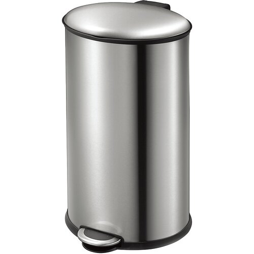 EKO Ovalni zbiralnik odpadkov s pedalom, prostornina 40 l, VxŠxG 680 x 396 x 355 mm, nedrseč Cene