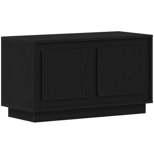 VidaXL TV kabinet Crni hrast Iverica 80 x 35 x 45 cm Centar za zabavu Slike