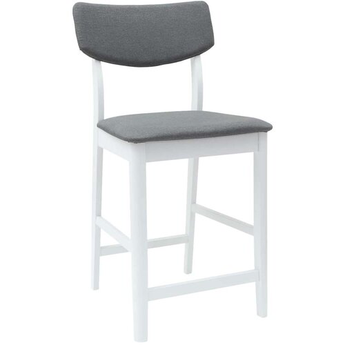  Trpezarijske stolice 2 pcs Bijelo 48 x 49 x 95 cm - Bijela i siva Slike