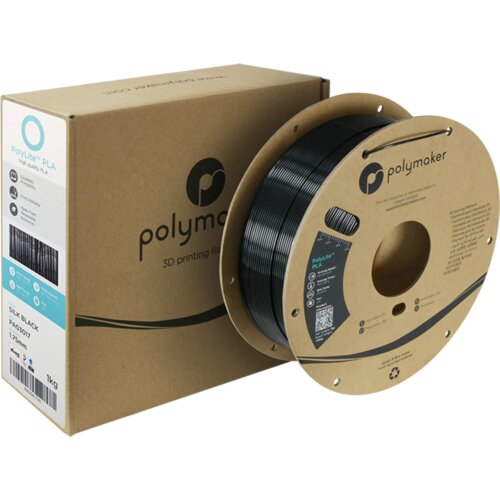 Polymaker polylite silk pla black, 1.75 mm / 1000 g Slike
