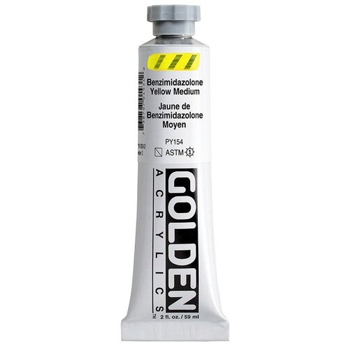  GOLDEN Heavi Bodi Akrilna boja 148 ml | 1008 benzimidazolone medium yellow Slike