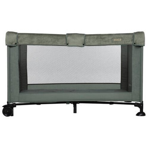 XXXL PRENOSNA POSTELJICA 126/65/75 cm temno zelena, zelena Slike