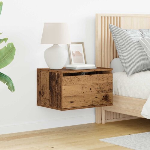  Wall-mounted noćni ormarić Staro drvo 50 x 36 x 30 cm Cene