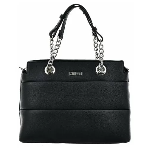 Big Star Women's Handbag with Chain Black