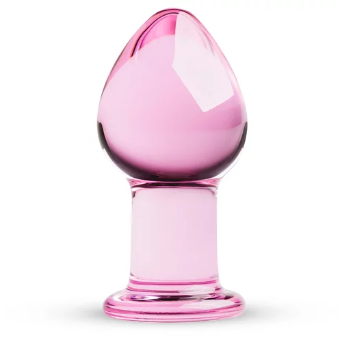 Gildo Staklen analni čep Pink Glass