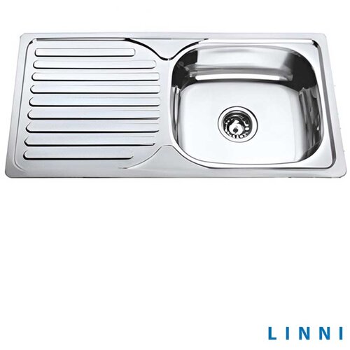 Linni Ugradna sudopera 7843 A/D Inox &amp;oslash;90 78x43,5cm Slike