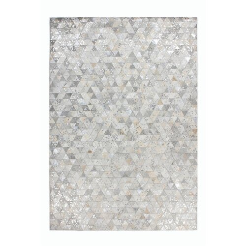 Kayoom RAVNO TKANA PREPROGA Rocket 410 Grau / Silber 80/150 cm siva, srebrne barve Slike