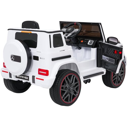  Licencirani auto na akumulator Mercedes G63 AMG LIFT - bijeli Slike