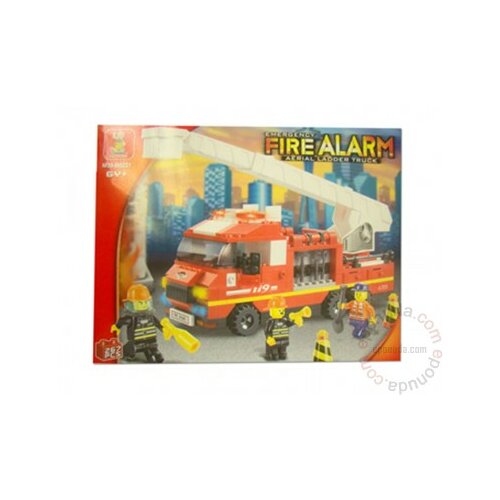 Sluban kocke vatrogasni kamion sa pokretnim merdevinama 270 kom Slike