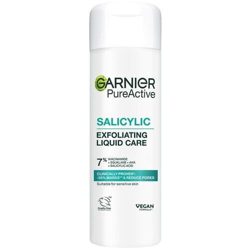 Garnier Pure Active Salicylic Exfoliating Liquid Care esenca za obraz za vse tipe kože 120 ml unisex Cene