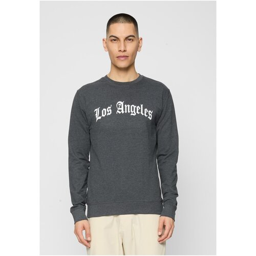 Mister Tee Los Angeles Text Crewneck Charcoal Slike