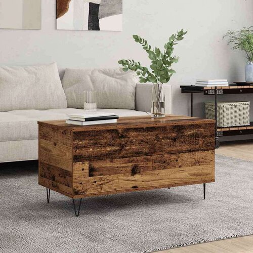  Stolić za kavu Staro drvo 90 x 44.5 x 45 cm Konstruirano drvo Slike