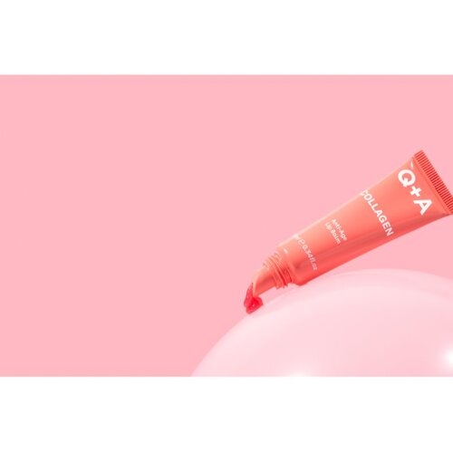Q+A Collagen balzam za toniranje za usne s hidratantnim učinkom 10 ml Slike