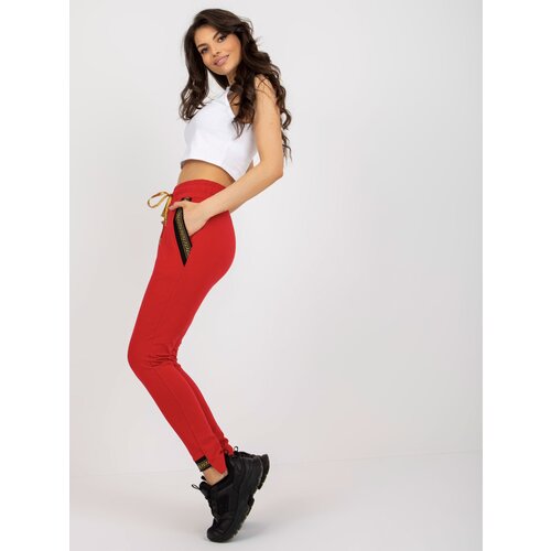 RELEVANCE Sweatpants-RV-DR-6173.71-red Cene