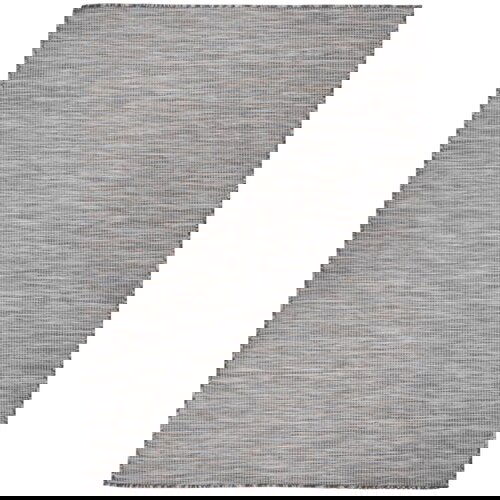 vidaXL Vanjski tepih ravnog tkanja 160 x 230 cm smeđe-crni Cijene