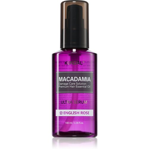 KUNDAL Macadamia Ultra Serum English Rose regenerirajući uljni serum za o&amp;scaron;tećenu kosu 100 ml Slike