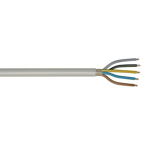 Kabel za vlažne prostorije po dužnom metru (NYM-J5x10, Sive boje)