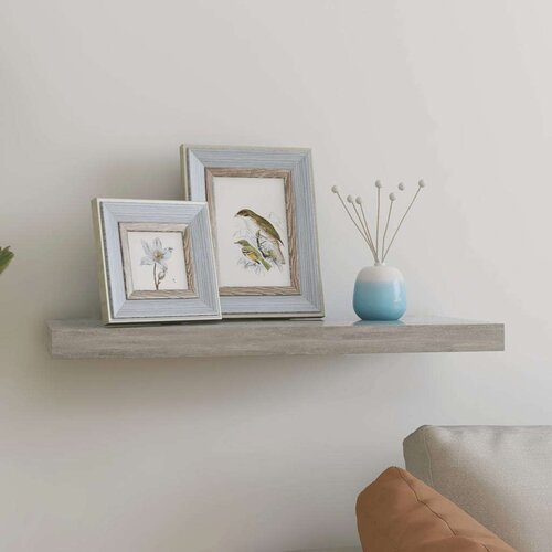 vidaXL plutajuća zidna polica siva boja betona 60 x 23,5 x 3,8 cm MDF Cene