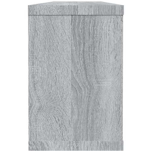 VidaXL Stenske police kockaste 4 kosi sive sonoma 60x15x23 cm, (20778223) Slike
