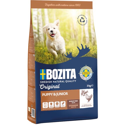 Bozita Varčno pakiranje Original 2 x srednje velika embalaža - Puppy & Junior s piščancem Cene