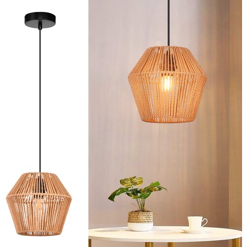 Nettlife Vintage viseča svetilka iz ratana 150 cm E27 40W, (22122946) Cene