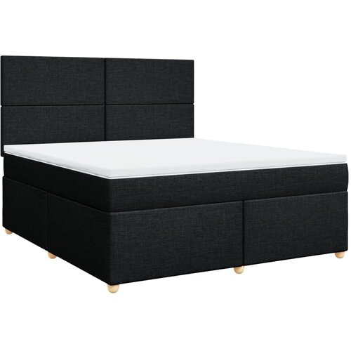 Maison Chic Box spring postelja - Vzmetna postelja z vzmetnico črna 180x200 cm blago SL24271, (21879796) Cene