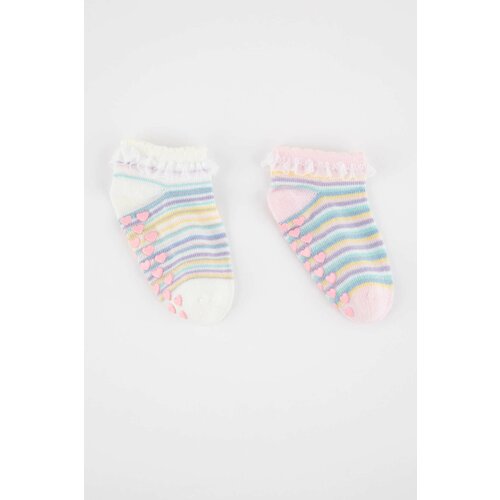 Defacto Baby Girl 2-pack Cotton Booties Socks Slike