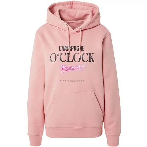 EINSTEIN & NEWTON Sweater majica 'Champagne oClock' roza / prljavo roza / crna / bijela