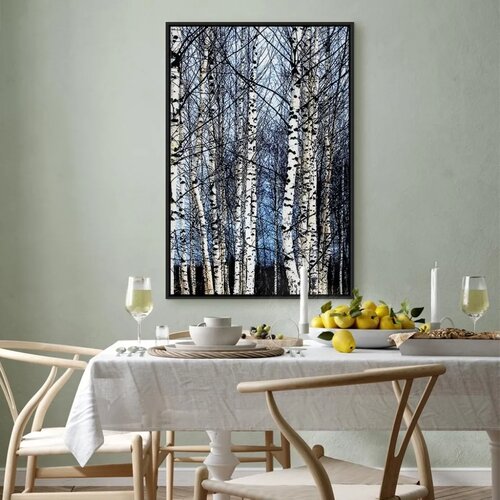  Slika - Frosty January (1 Part) Vertical 40x60 U crnom drvenom okviru Cijene