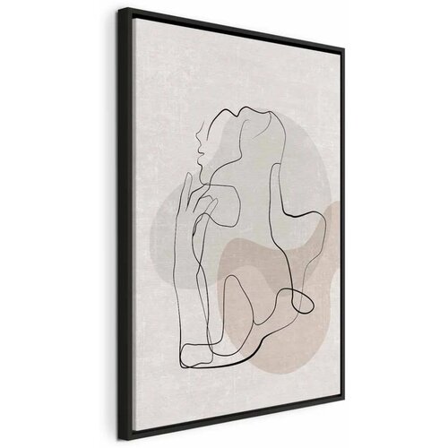  Slika - French Chic (1 Part) Vertical 80x120 U crnom drvenom okviru Cene