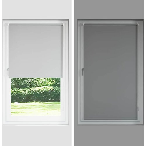 Rolo zavjesa za zamračivanje boje kave 115x230 cm &amp;Scaron;irina tkanine 110,7 cm Poliester Slike