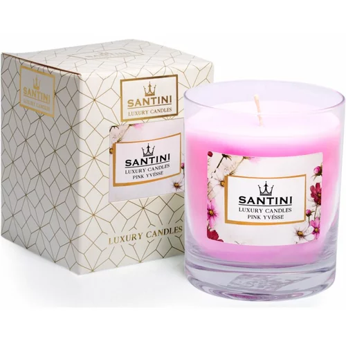 SANTINI Cosmetic Pink Yvésse mirisna svijeća 200 g