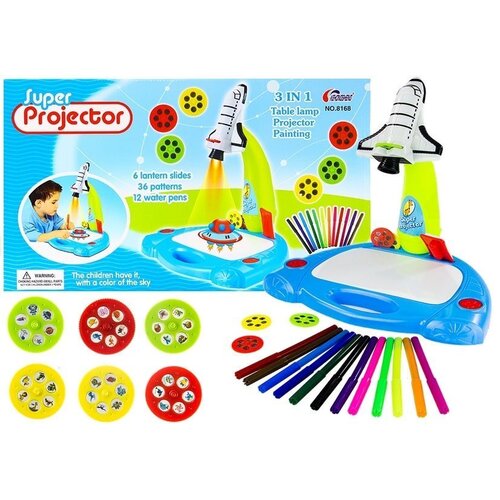 Projector Painting Airplane Kids Creative Set Lantern Slides 36 Patterns Cijene