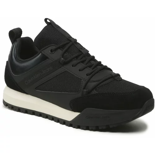 Calvin Klein Jeans Superge Toothy Runner Low Laceup Mix YM0YM00710 Black/Bright White BEH
