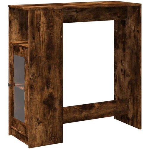 VidaXL barski stol s držačima boja hrasta 101x40x103,5 cm drveni Slike