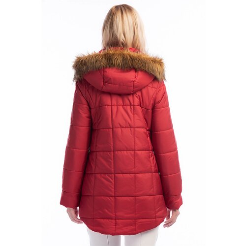 Dewberry Z6581 WOMEN'S COAT-RED Cene