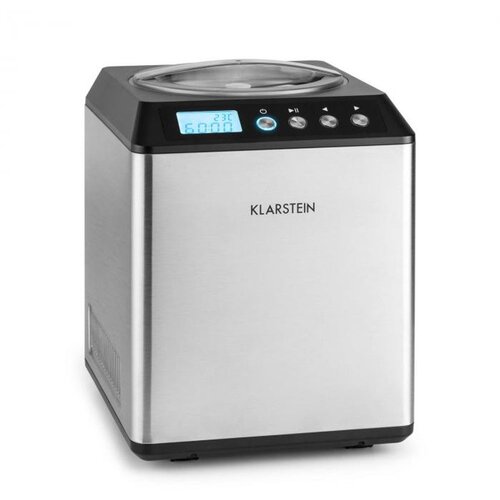 Klarstein Vanilla Sky, 180W, srebrna, aparat za izdelavo sladoleda, nerjaveče jeklo, 2L Cene