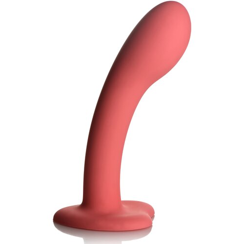 Simply Sweet G-Spot Silicone Dildo 7" Pink Cene