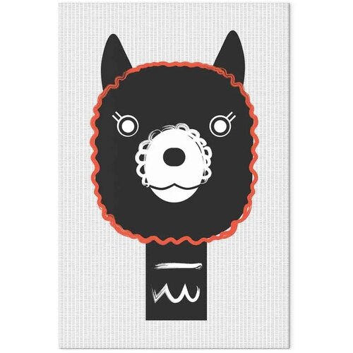  Slika - Decorative Alpaca (1 Part) Vertical 80x120 Na talijanskom platnu Cijene