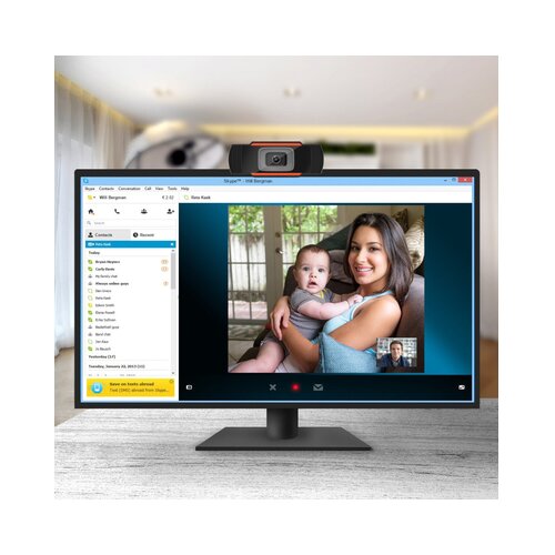 Platinet PCWC720 1280x720px web kamera sa mikrofonom Slike