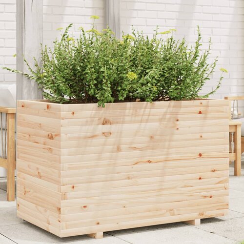 VidaXL Vrtna sadilica 110 x 60 x 72 cm od masivne borovine Slike