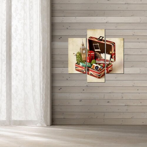 Wallity Set slika 3MDF-080, 3 Dela Cene