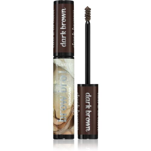 Claresa Brow Bro! maskara za obrve nijansa 02 Dark Brown 8 ml Slike