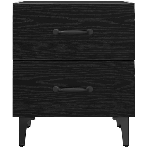  za krevet s ladicama 2 pcs Crni hrast 40 x 35 x 47,5 cm Slike