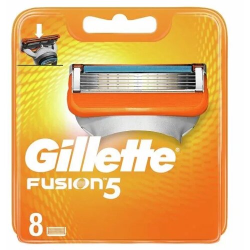 Gillette fusion manual dopune uložak za brijanje 8 komada Slike