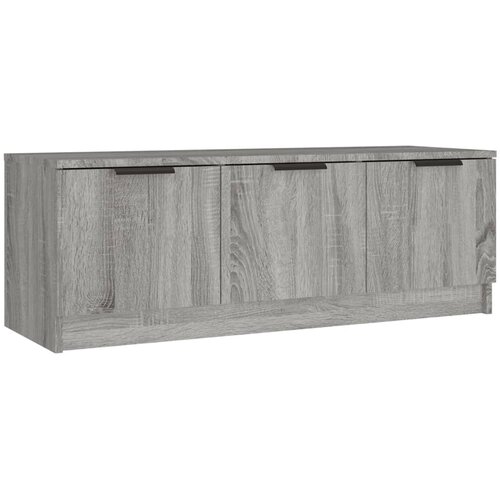 Maison Chic TV omarica - TV enota - Televizijska omarica siva sonoma 102x35x36,5 cm inženirski les, (21699867) Slike