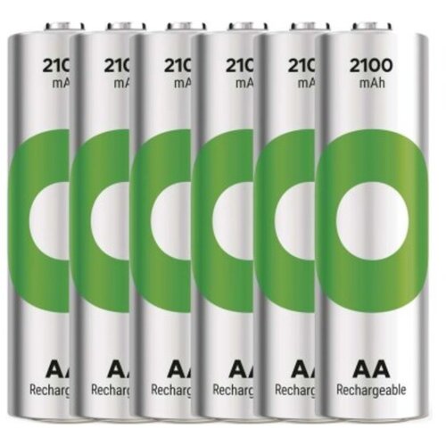 Gp polnilne baterije ReCyko, 2100mAh, HR6 (AA), 6 kos Cene